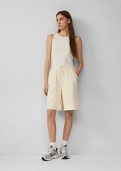 QS Bermudas Lässige Bermudashorts aus Sweat, günstig online kaufen
