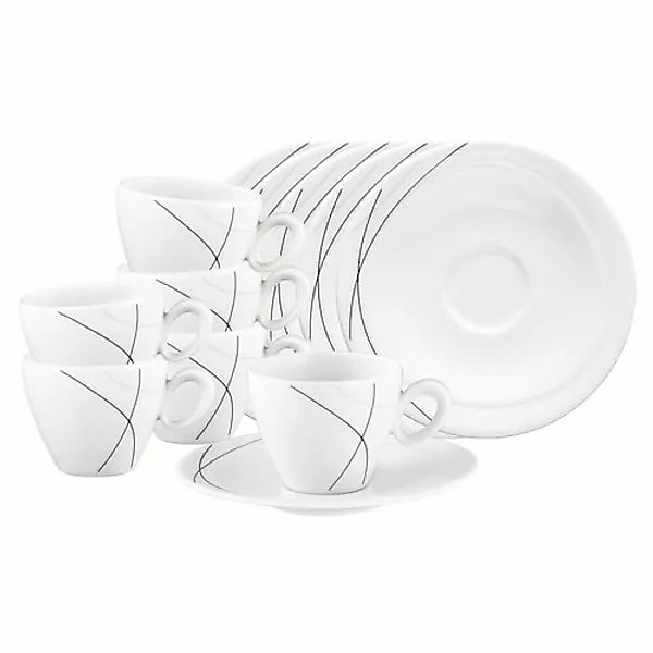 Seltmann Weiden Espressotasse »Espressotassen mit Untertassen Trio Highline günstig online kaufen