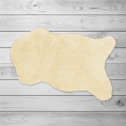 KiNZLER Fellteppich "Kunstfell" fellförmig 30 mm Höhe Uni-Farben, weich & f günstig online kaufen