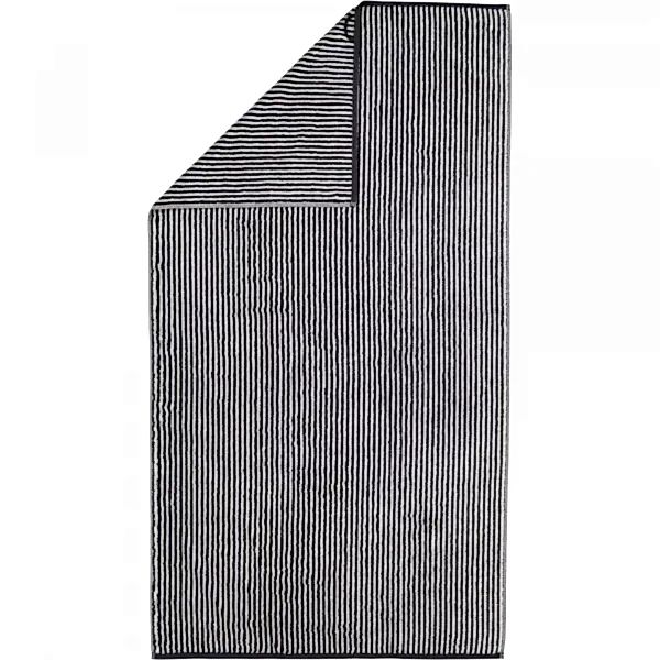 Cawö Zoom Streifen 121 - Farbe: schwarz - 97 - Duschtuch 80x150 cm günstig online kaufen
