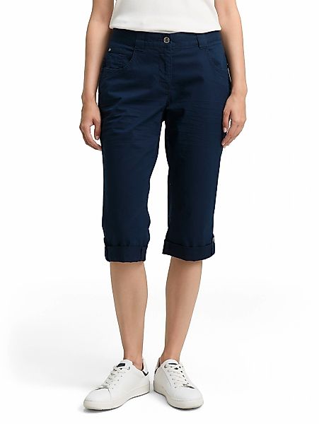 TOM TAILOR Caprihose, Sommerhose mit Streifen Muster günstig online kaufen