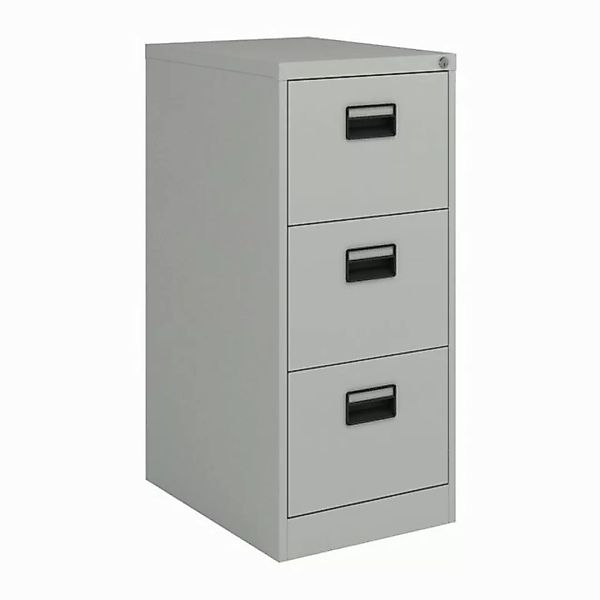 en.casa Aktenschrank Schubladenschrank »Rääkkylä« 103x45x62cm Grau Stahl günstig online kaufen