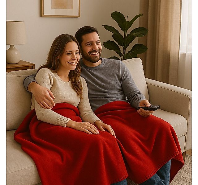 Wohndecke 2 Stück Fleecedecken Kuscheldecken Größe 130x170 cm, Betz günstig online kaufen