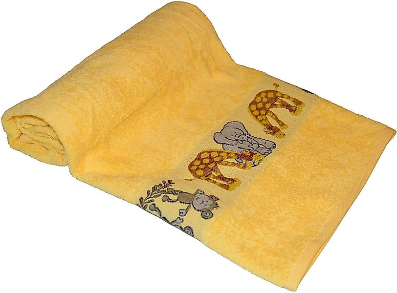 Dyckhoff Badetuch Affe, Walkfrottee (1-St), mit Tierbordüre günstig online kaufen