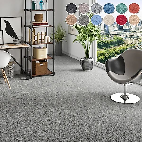 my home Teppichboden »Fortis, Schlinge, Made in Netherlands«, rechteckig, 5 günstig online kaufen