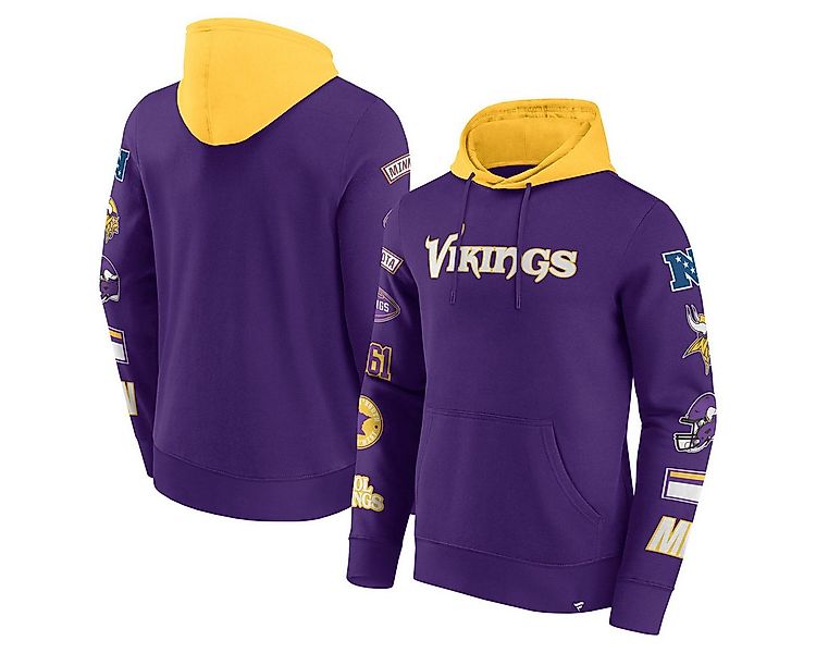 Fanatics Kapuzenpullover Fanatics Hoodie Minnesota Vikings Patched Out Flee günstig online kaufen