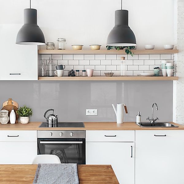 Bilderdepot24 Küchenrückwand grau dekor einfarbig Industrial günstig online kaufen