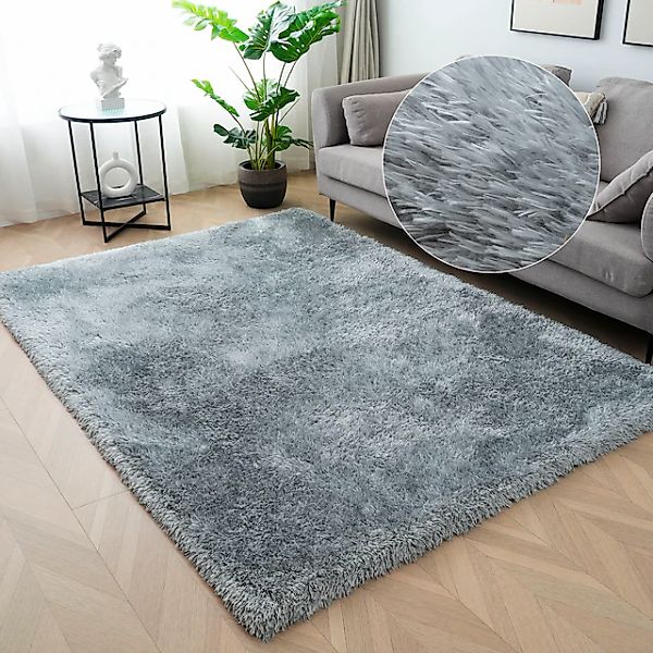 my home Hochflor-Teppich "Micro Shaggy, aus weicher Mikrofaser" rechteckig günstig online kaufen