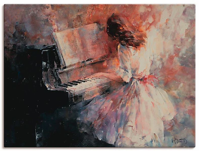 Artland Leinwandbild »Romantischer Rhythmus« Musiker 1 Stk. tlg. auf Keilra günstig online kaufen