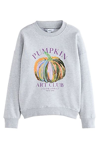 Next Sweater Sweatshirt mit gemaltem Kürbis (1-tlg) günstig online kaufen