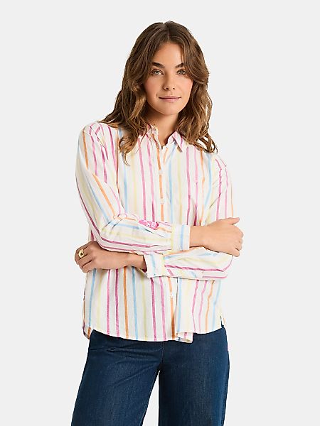 Lieblingsstück Hemdbluse "LisaL" mit gestickten Details, Seitenschlitze günstig online kaufen