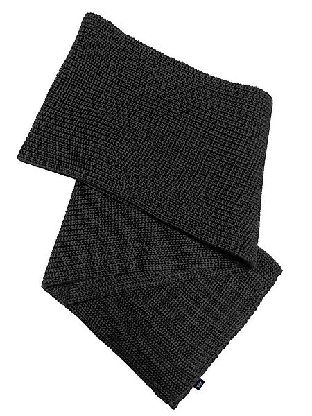 Blauer Peter Strickschal, aus Merino in Perlfang-Optik günstig online kaufen