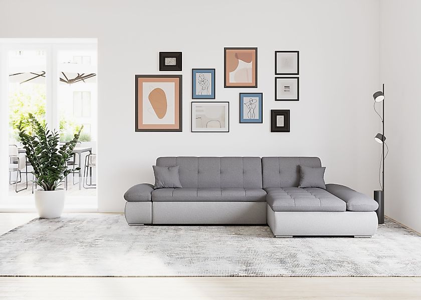 DOMO collection Ecksofa Moric, L-Form, XXL-Sofa günstig online kaufen
