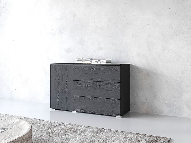 INOSIGN Sideboard PARIS (1 St), Moderne 110cm breite grifflose Kommode, vie günstig online kaufen