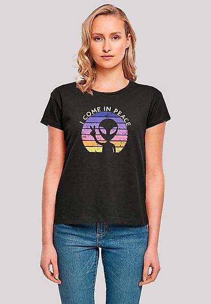 F4NT4STIC T-Shirt Alien Peace Sunset Premium Qualität günstig online kaufen