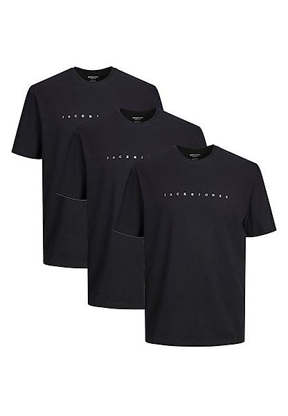 Jack & Jones T-Shirt 3er Pack Star JJ (Spar-Set, 3-tlg) T-Shirt - Baumwolle günstig online kaufen