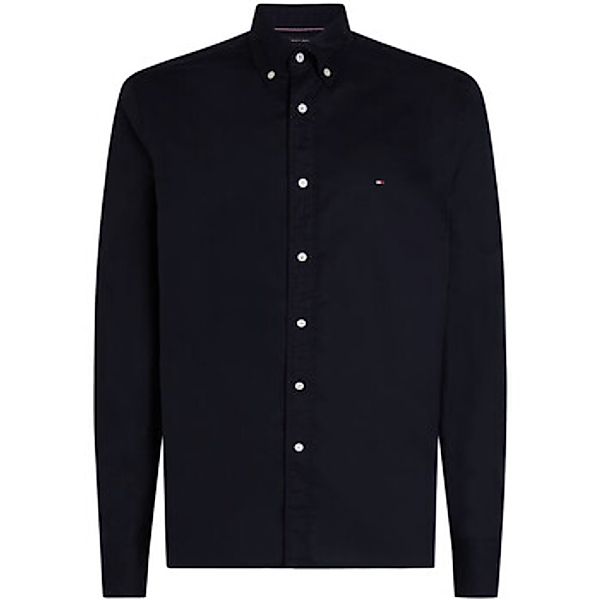 Tommy Hilfiger Poplin Hemd Flex Navy - Größe L günstig online kaufen