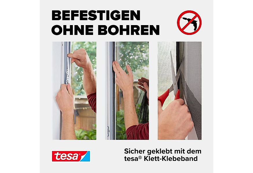tesa Fliegengitter-Gewebe Insect Stop Standard Fliegengitter für Fenster, ( günstig online kaufen