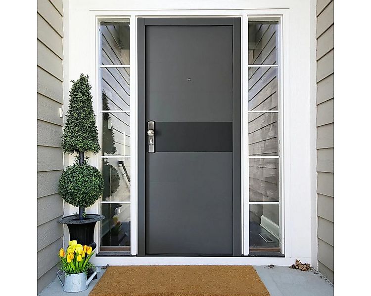 Habee Haustür Sicherheitstür Loreley Balkendesign Anthrazit günstig online kaufen