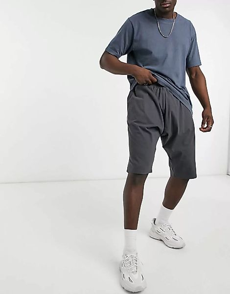 ASOS DESIGN – Leichte Jersey-Shorts mit niedrigem Schnitt in verwaschenem S günstig online kaufen