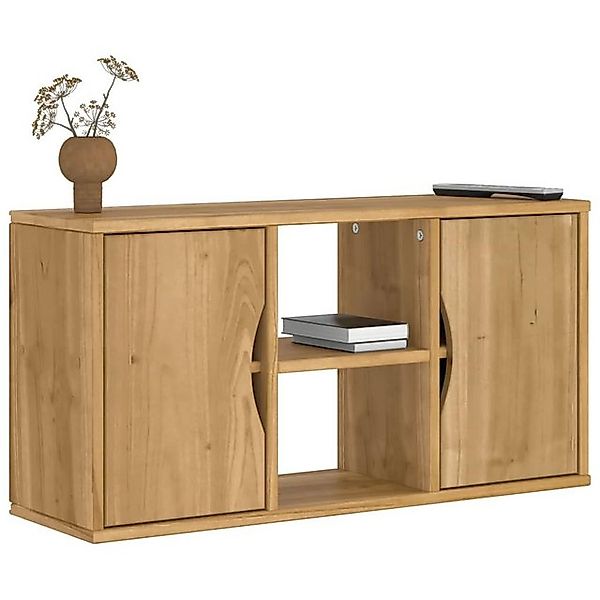 vidaXL Schrankmodule TV-Schrank ODDA 79x24x40 cm Massivholz Kiefer günstig online kaufen