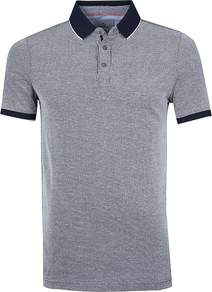Suitable Prestige Poloshirt Melange Navy - Größe M günstig online kaufen