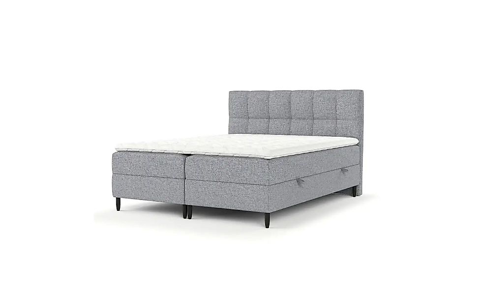 Boxspringbett mit Stauraum   ¦ grau ¦ Maße (cm): B: 182 H: 110 Betten > Kom günstig online kaufen