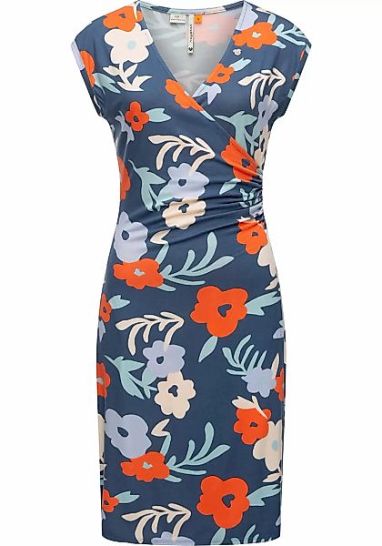 Ragwear Etuikleid "Crupi Print", figurbetontes Sommerkleid mit Raffung an d günstig online kaufen