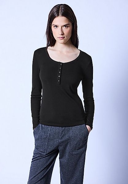 STREET ONE STUDIO Langarmshirt mit Rundhalsausschnitt günstig online kaufen
