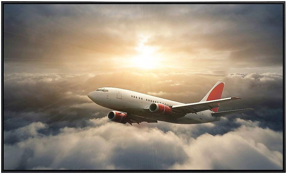 Papermoon Infrarotheizung »Flugzeug im Himmel« günstig online kaufen