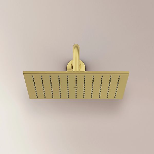 Ideal Standard Kopfbrause Idealrain Atelier Eckig 300x300 mm Brushed Gold günstig online kaufen