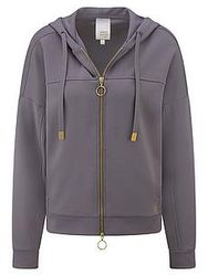 Kapuzen-Sweatjacke Mey grau günstig online kaufen