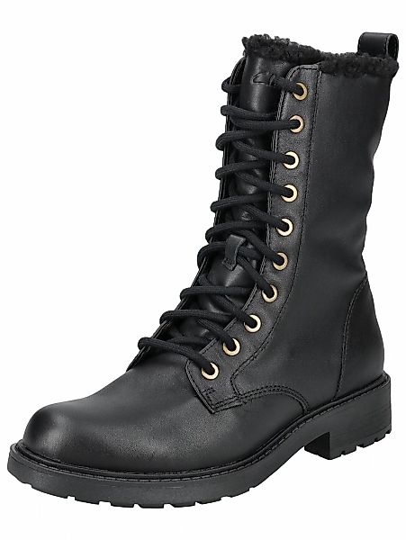 Clarks Schnürstiefelette "Clarks Stiefel Leder" günstig online kaufen
