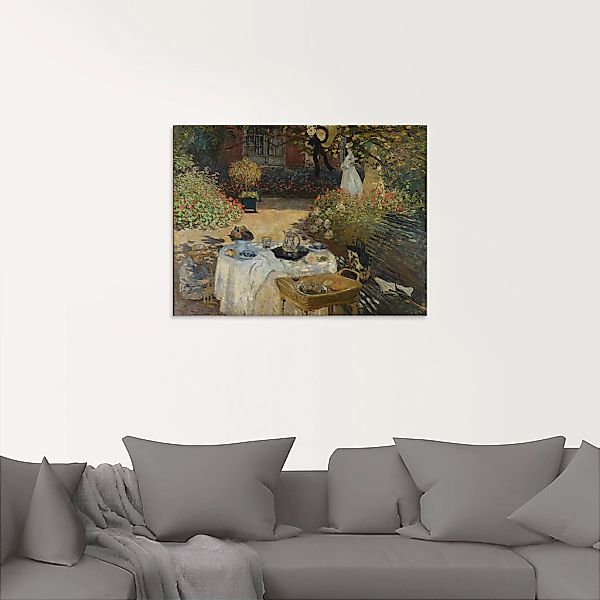 Artland Glasbild »Im Garten Claude Monets in Argenteuil«, Garten, (1 St.), günstig online kaufen