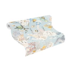 Rasch Vliestapete Korallenriff Delfine Fische Meer günstig online kaufen