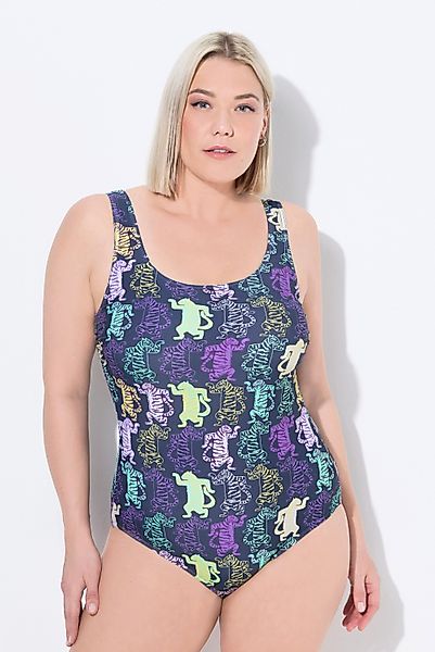 Ulla Popken Badeanzug Badeanzug Tiger ohne günstig online kaufen