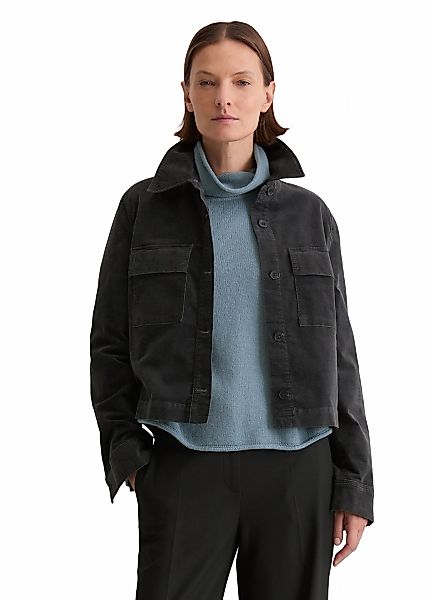 Marc OPolo Kurzjacke "aus Organic-Cotton-Viskose-Stretch" ohne Kapuze günstig online kaufen