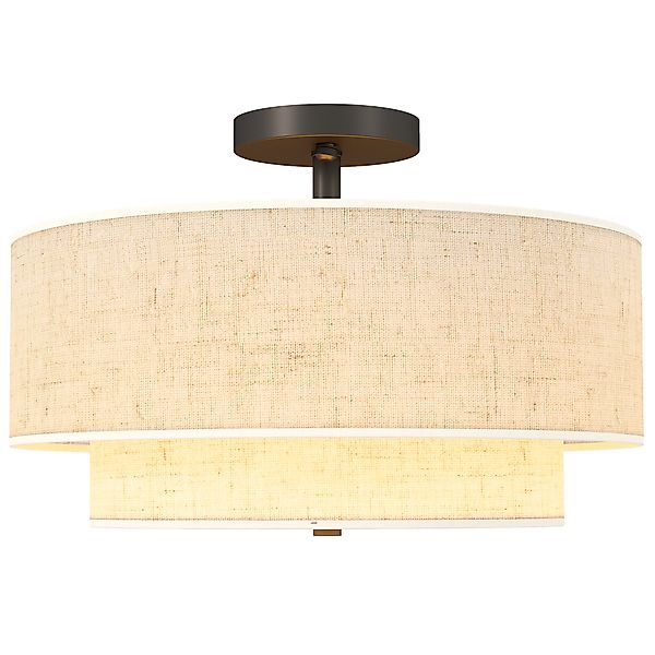 HOMCOM Deckenleuchte, Deckenlampe Hängend mit 3 x E14 Fassung, Runde Decken günstig online kaufen