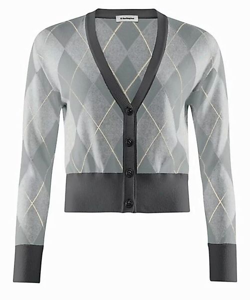 Burlington Strickjacke Argyle (1-tlg) mit weicher Baumwolle günstig online kaufen