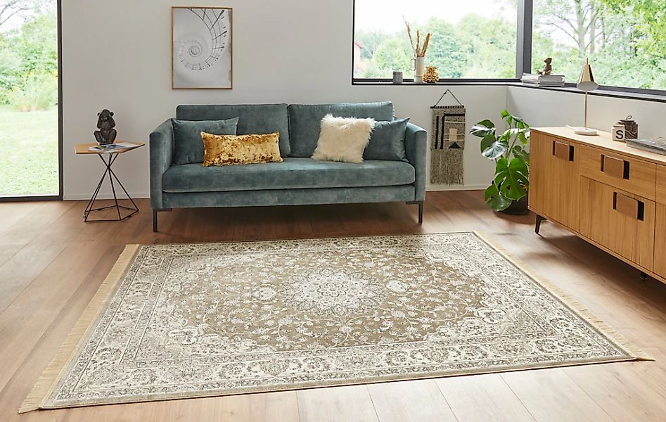 HANSE Home Teppich "Antik Nain" rechteckig 5 mm Höhe Orientalisch mit Frans günstig online kaufen