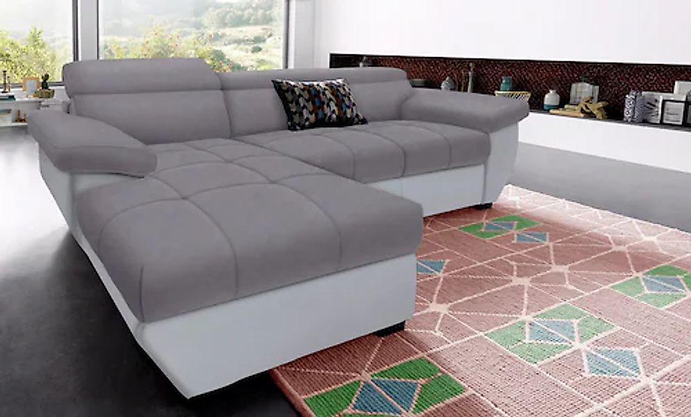 COTTA Ecksofa »Speedway L-Form« mit Kopfteilverstellung, wahlweise mit Bett günstig online kaufen