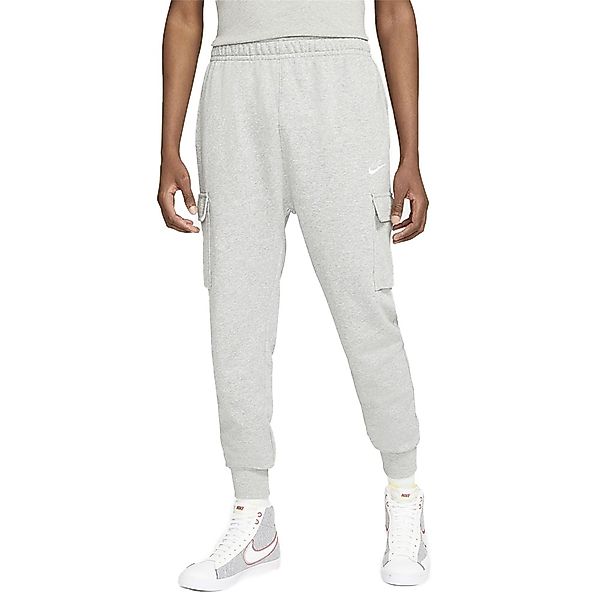 Nike Sportswear Club Cargo Hose S Dark Grey Heather / Matte Silver / White günstig online kaufen