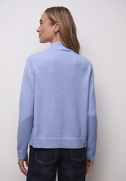 STREET ONE Stehkragenpullover Grobstrick günstig online kaufen