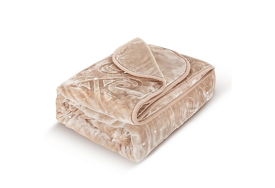 Wohndecke Kuscheldecke Flauschig 200x240 Warm Weiche Bettdecke Einfarbig, H günstig online kaufen