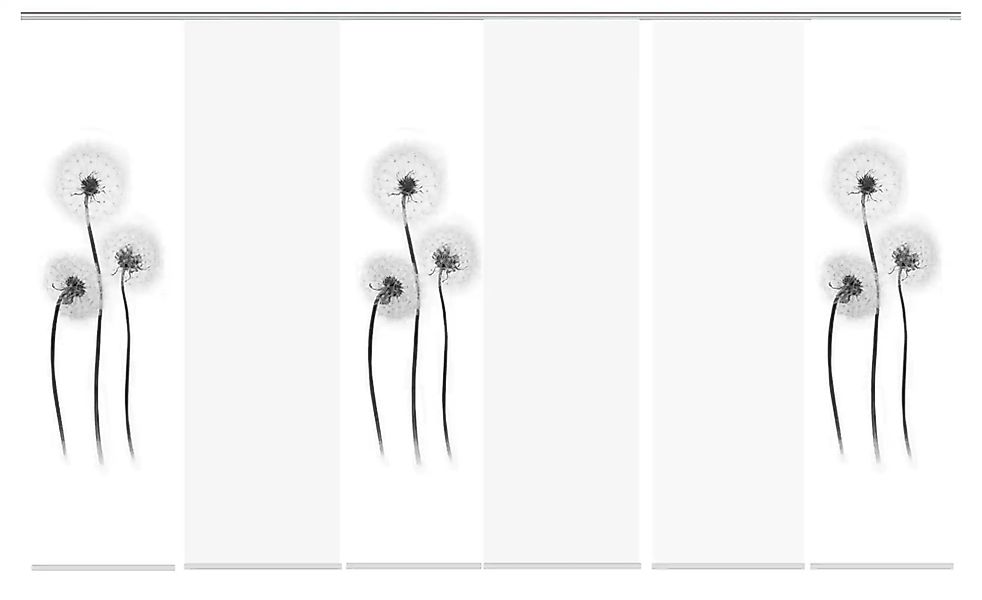 HOME Wohnideen Schiebevorhang   ¦ weiß ¦ Maße (cm): B: 60 Gardinen & Rollos günstig online kaufen