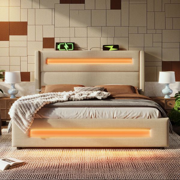 STILVORA Polsterbett 180x200 mit Bettkasten,Jugendbett mit günstig online kaufen