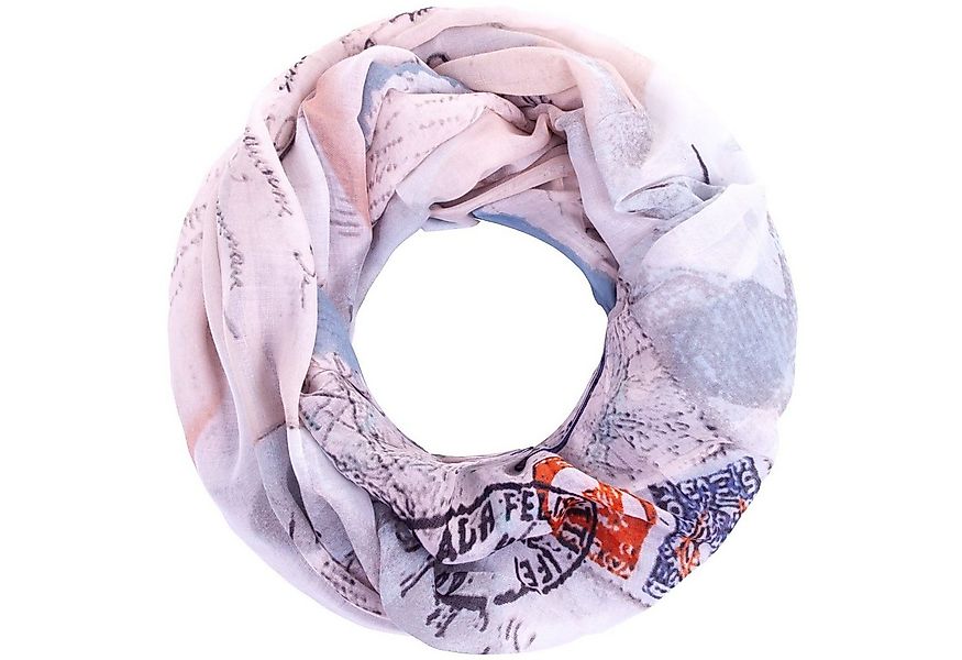 Faera Loop, Damen Schal Postkarte und Fahrrad weich und leicht Loop Rundsch günstig online kaufen