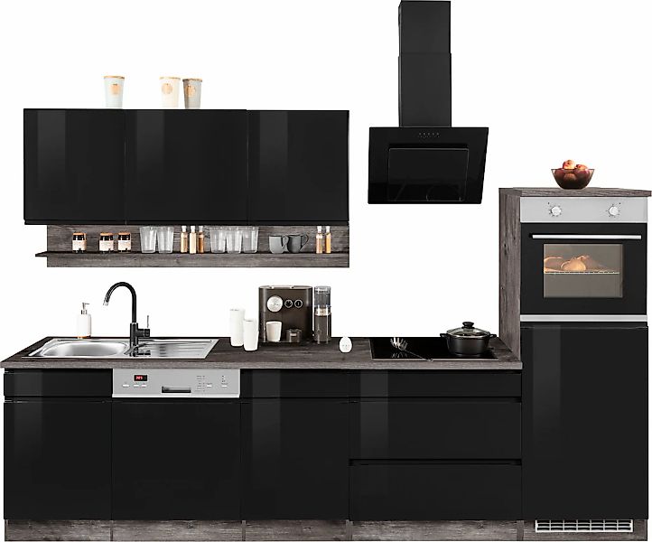 KOCHSTATION Küchenzeile "KS-Virginia" Breite 300 cm, wahlweise mit E-Geräte günstig online kaufen