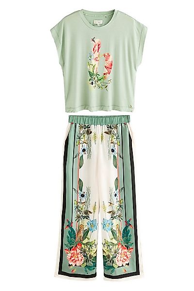 B by Ted Baker Pyjama B by Ted Baker kurzer Satinjersey-Schlafanzug (2 tlg) günstig online kaufen