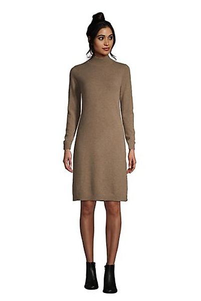 Kaschmir-Kleid, Damen, Größe: 48-50 Normal, Braun, by Lands' End, Kaolin-Me günstig online kaufen